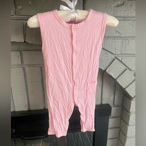 Kyte BABY Peony Sleeveless Romper with Snaps